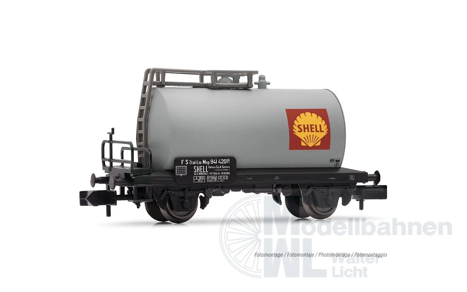 Arnold 6701 - Kesselwagen Set FS Ep.III/IV 2.tlg. Shell N 1:160