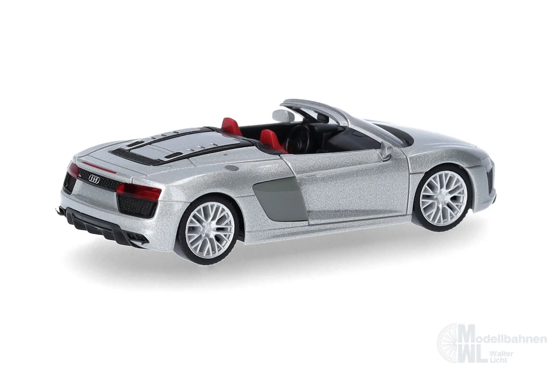 Herpa 038690-002 - Audi R8 V10 Spyder eissilber H0 1:87