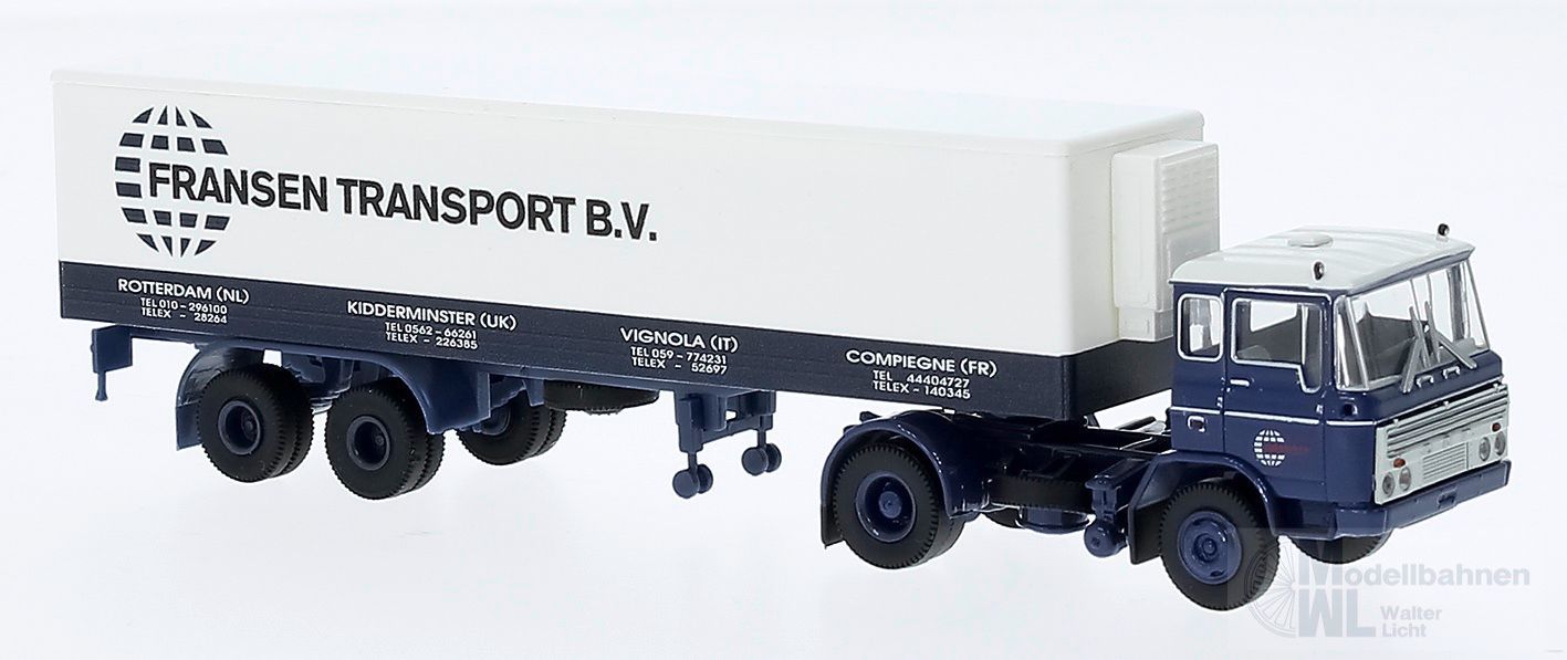Brekina 85294 - DAF FT 2600 Kühlkoffer-SZ Fransen 70er-Jahre (NL) H0 1:87 Brekina 85294 - DAF FT 2600 Kühlkoffer-SZ Fransen 70er-Jahre (NL) H0 1:87