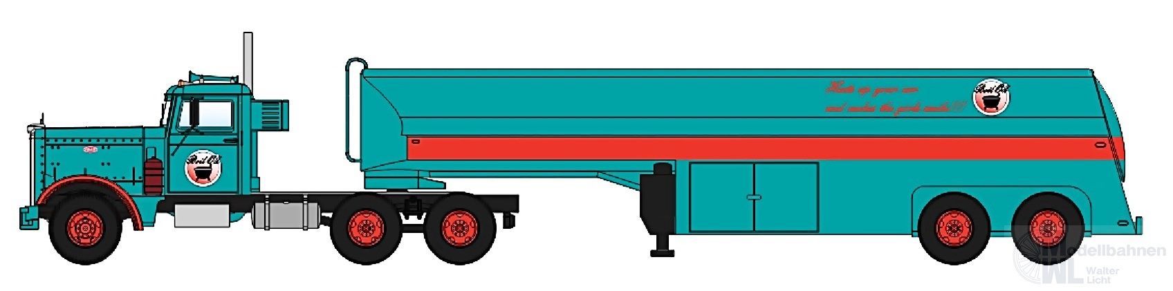 NPE NA99163 - Peterbilt 281 C Boll Oil 1:87 H0 1:87 NPE NA99163 - Peterbilt 281 C Boll Oil 1:87 H0 1:87