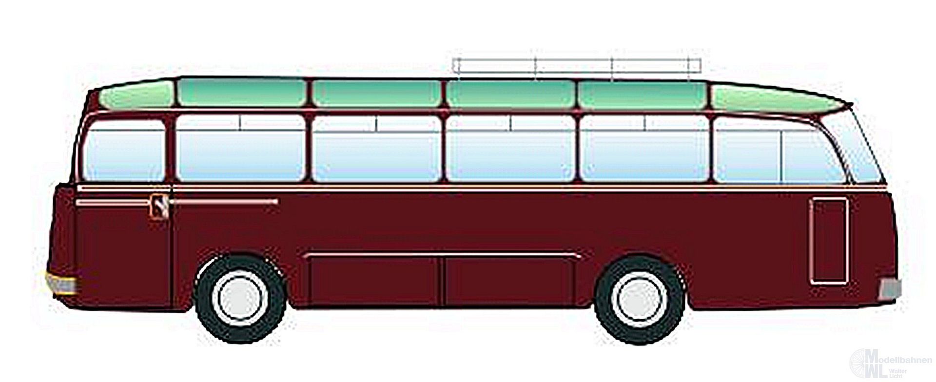 NPE NA99129 - Drögmöller O 321 H neutral dunkelrot 1:87