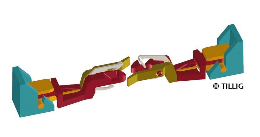 Tillig 08845 - Kupplung 2 Stück TT 1:120