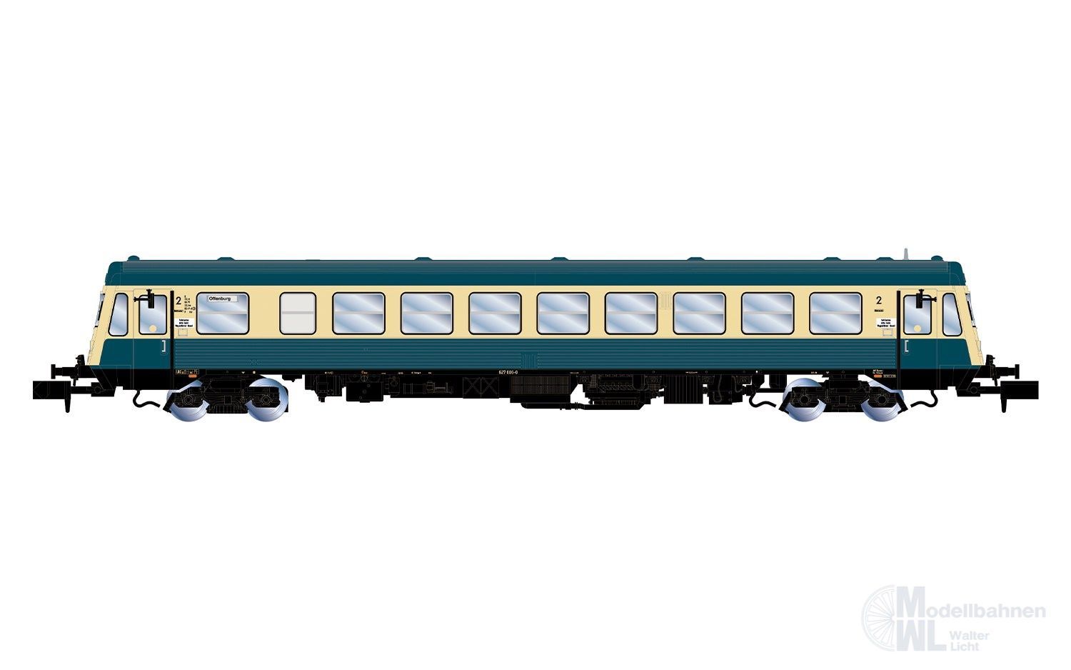 Arnold 2696S - Triebwagen BR 627.0 DB Ep.IV N 1:160 Sound