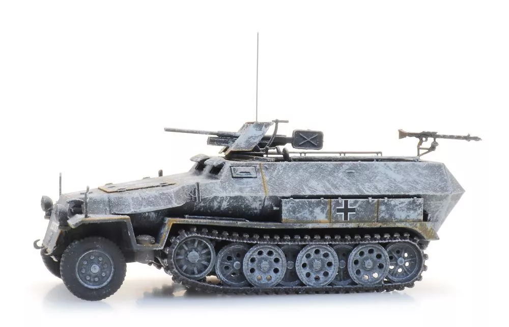 ARTITEC b.v. 6870527 - WM Sd.Kfz. 251/10 Ausf. C 3.7cm Pak winter H0 1:87