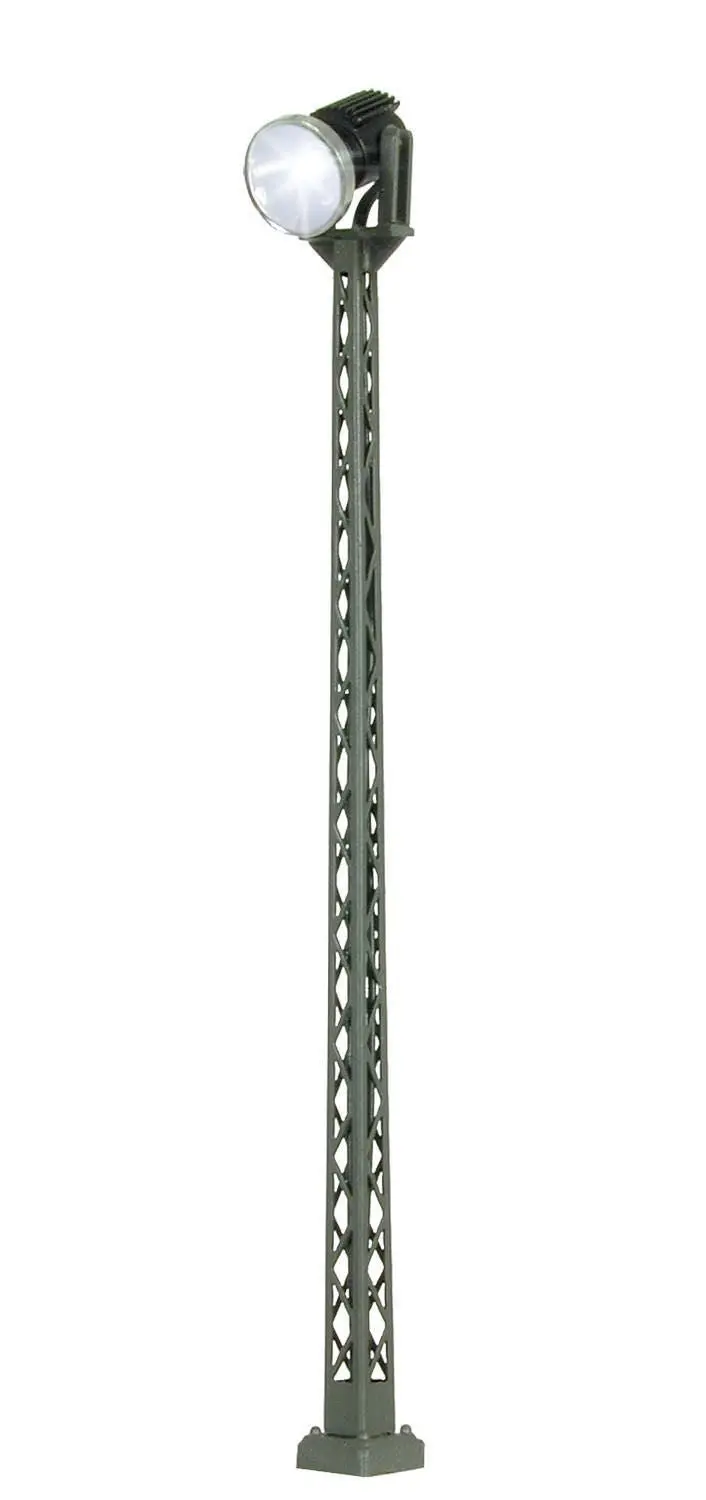 Viessmann 6531 - Flutlichtstrahler LED weiß auf Mast 78 mm N 1:160