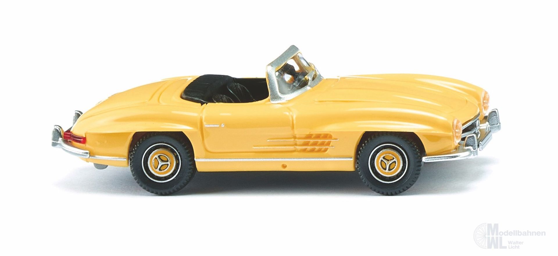 Wiking 083409 - Mercedes-Benz 300 SL Roadster - gelb H0 1:87