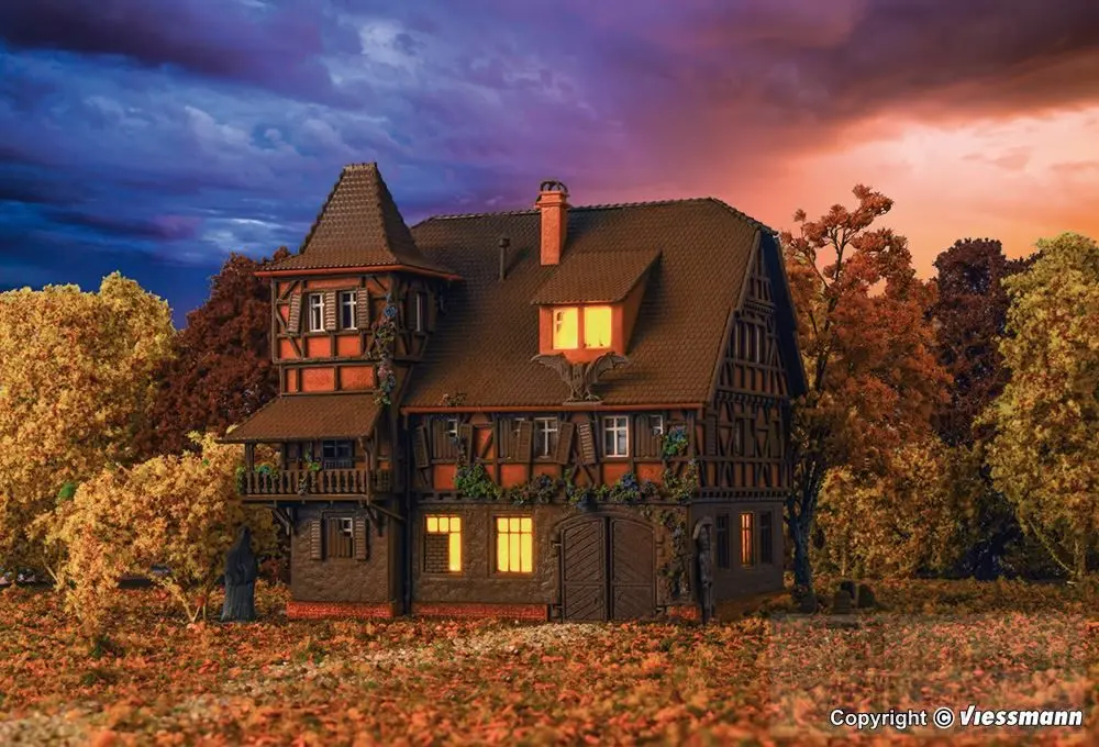 Vollmer 47679 - Villa Vampir mit Flackerlic N 1:160