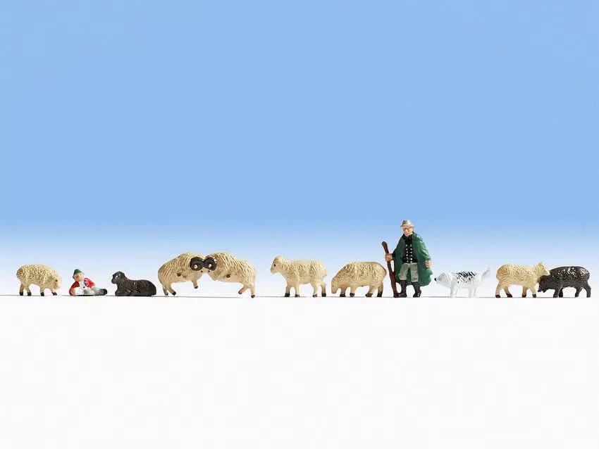 Noch 36750 - Schafe und Schäfer N 1:160