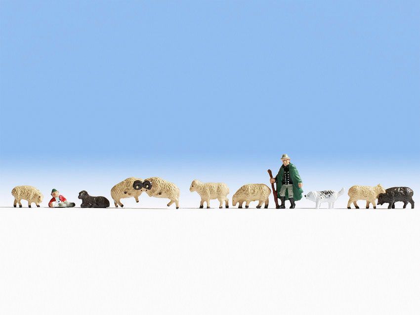 Noch 36750 - Schafe und Schäfer N 1:160