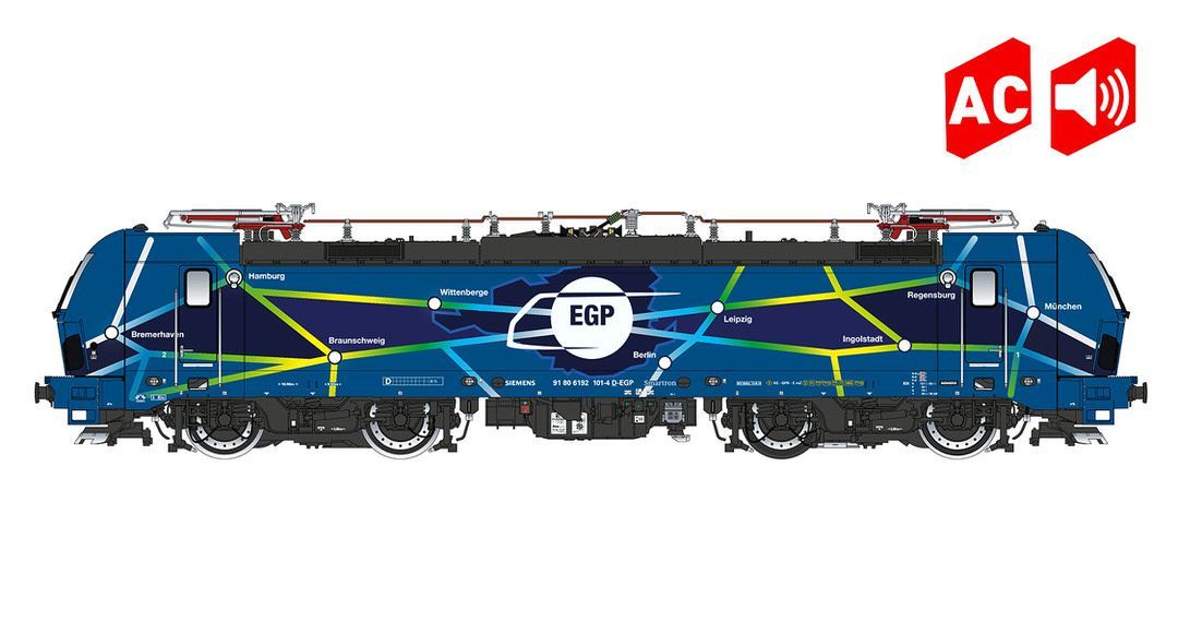LS Models 16651S - E-Lok BR 192 Smartron EGP Ep.VI H0/WS Sound
