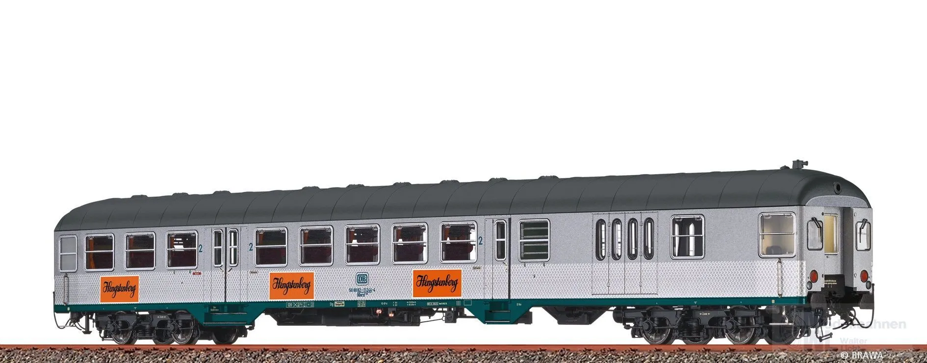 Brawa 46676 - Nahverkehrssteuerwagen DB Ep.IV BDnrzf 738 Hengstenberg H0/GL