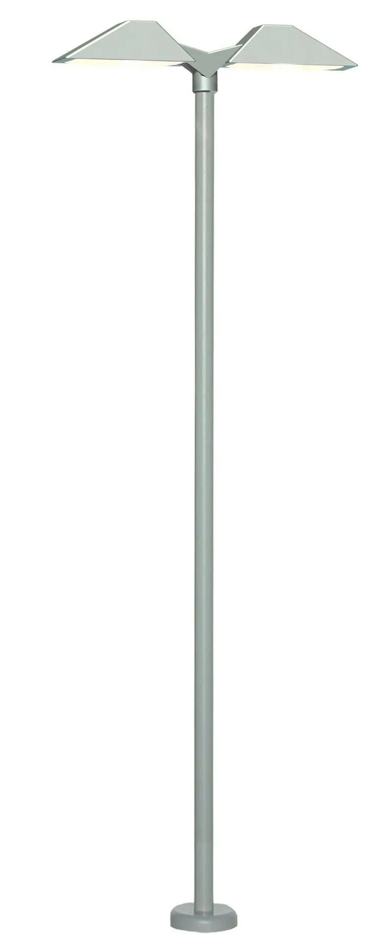 Viessmann 6084 - Moderne Bahnsteigleuchte doppelt LED weiß H0 1:87