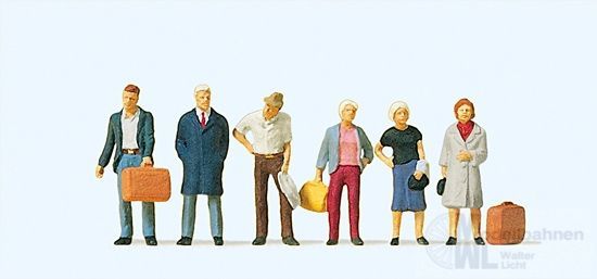 Preiser 10504 - Stehende Reisende H0 1:87