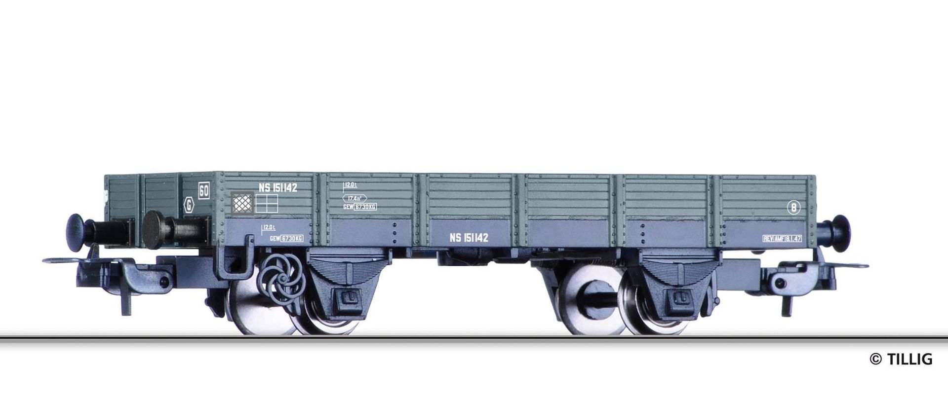 Tillig 76899 - Niederbordwagen NS Ep.III H0/GL