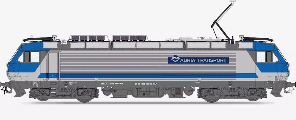Jägerndorfer Modellbahn 25842 - E-Lok Rh 1822.003 Adria Transport Ep.V H0/GL Sound