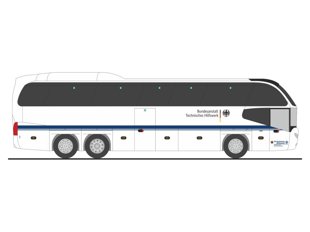 Rietze 67141 - Neoplan Cityliner 07 THW LV NRW H0 1:87