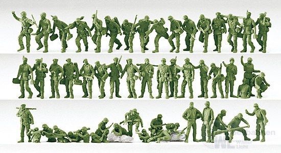 Preiser 16506 - Bundeswehr. BRD. Jäger, Pioni H0 1:87