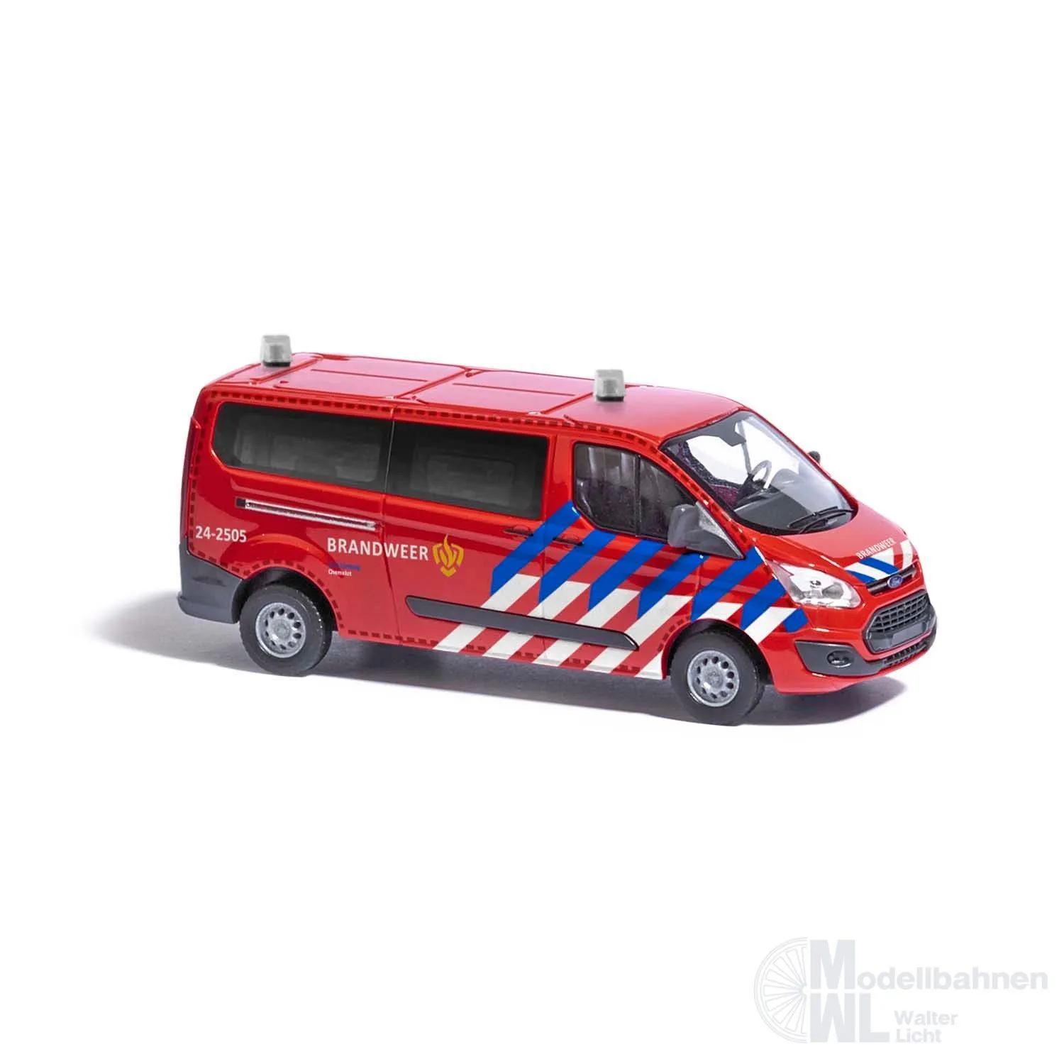 Busch 52443 - Ford Transit NL Brandweer H0 1:87