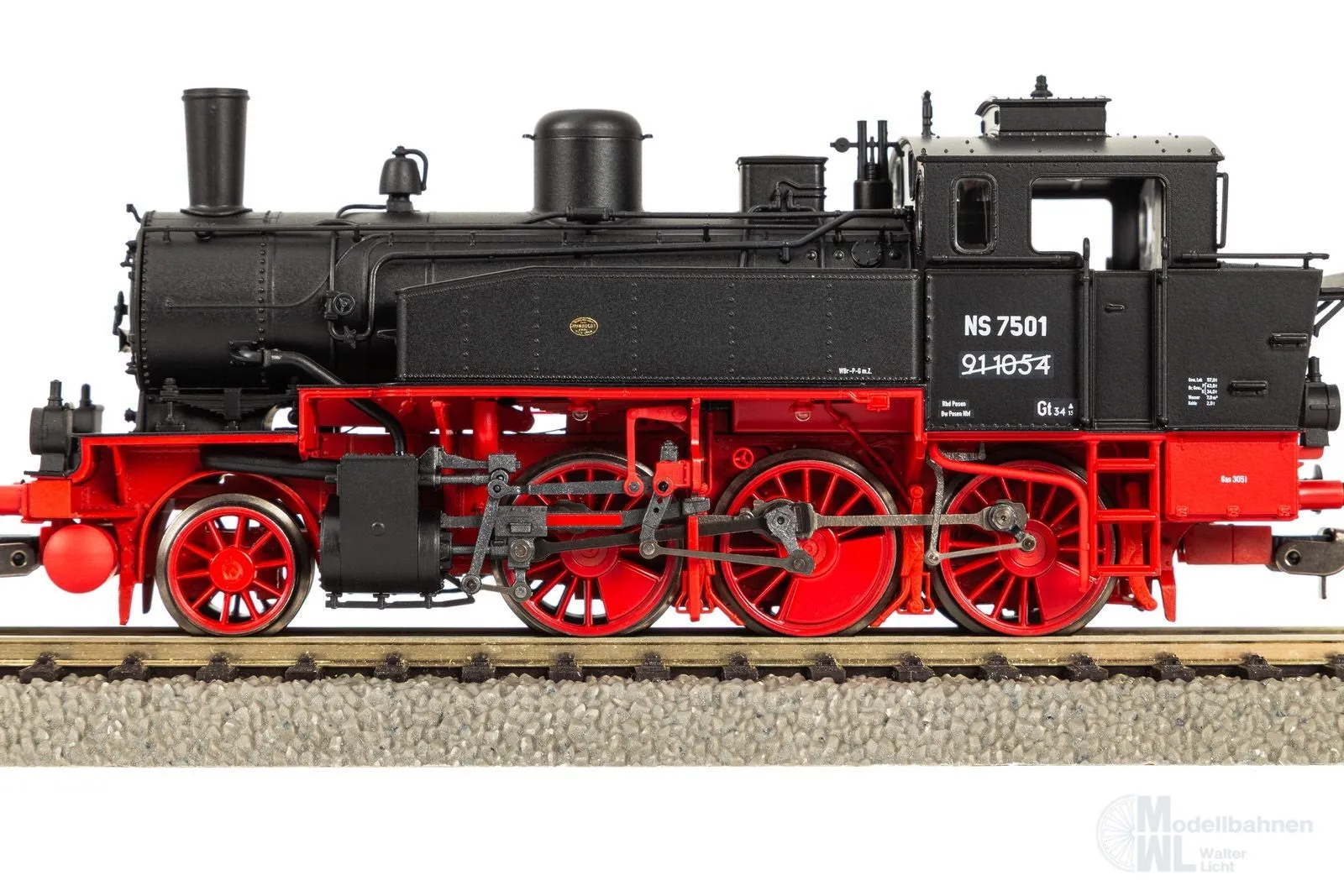 Piko 50746 - Dampflok Rh 75 NS Ep.III (Ex BR 91) H0/GL