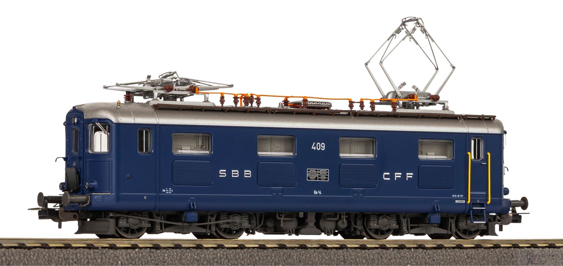 Piko 96893 - E-Lok Re 4/4 I 409 SBB Ep.III blau H0/GL Sound Piko 96893 - E-Lok Re 4/4 I 409 SBB Ep.III blau H0/GL Sound