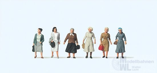 Preiser 75017 - Pendlerinnen auf dem Weg zur TT 1:120