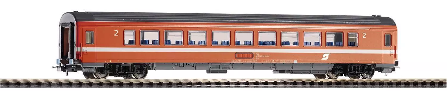 Piko 58660 - Schnellzugwagen ÖBB Ep.IV Eurofima orange 2.Kl. H0/GL