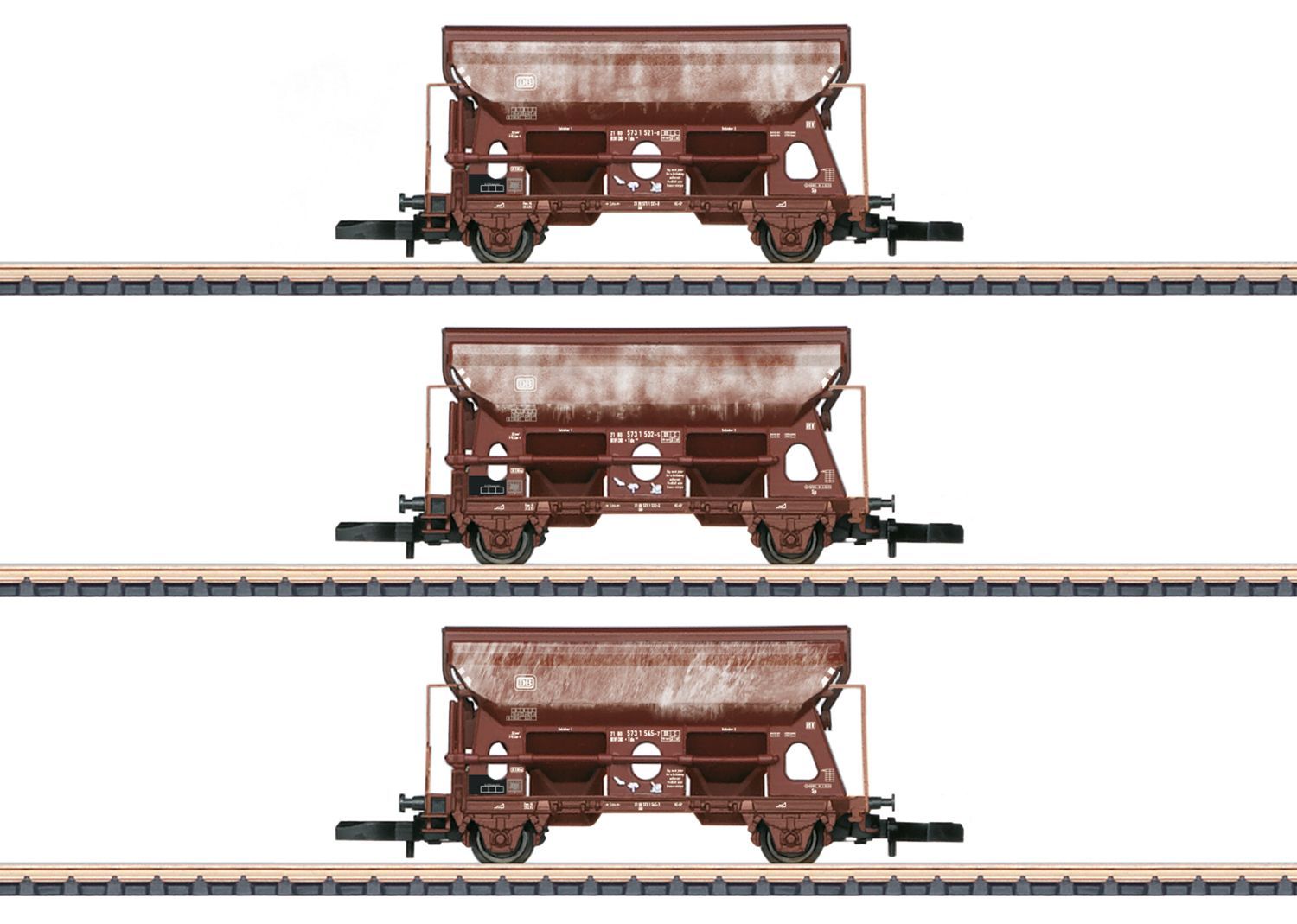 Märklin 82441 - Wagenset Kalitransport DB Ep.IV 3.tlg. Set 1 Z 1:220