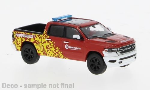 PCX-Models 870531 - Dodge RAM 1500 Feuerwehr Alpha Robotics 2018 H0 1:87 PCX-Models 870531 - Dodge RAM 1500 Feuerwehr Alpha Robotics 2018 H0 1:87