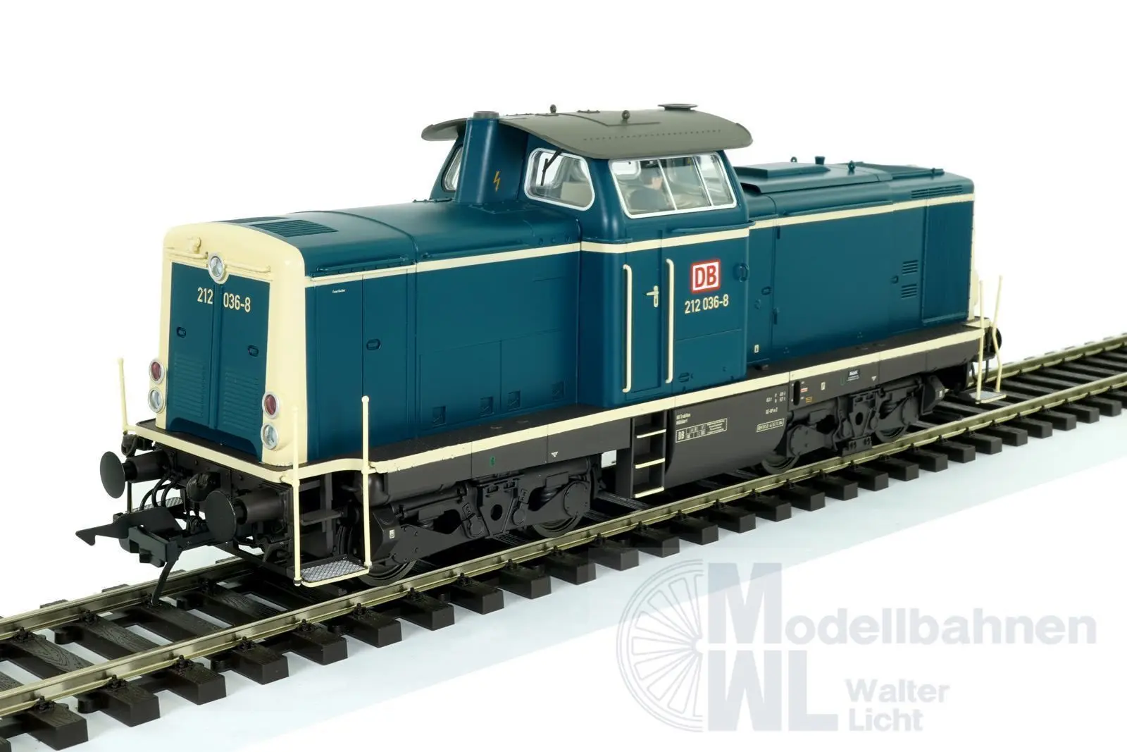 Lenz 40135-03 - Diesellok BR 212 DB Ep.V ozeanblau/beige Spur 0