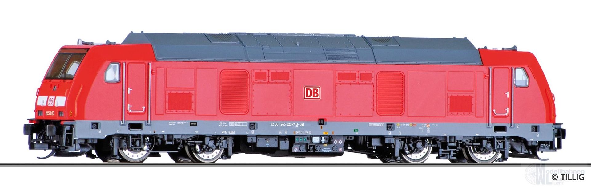 Tillig 04943 - Diesellok BR 245 DB Ep.VI TT 1:120