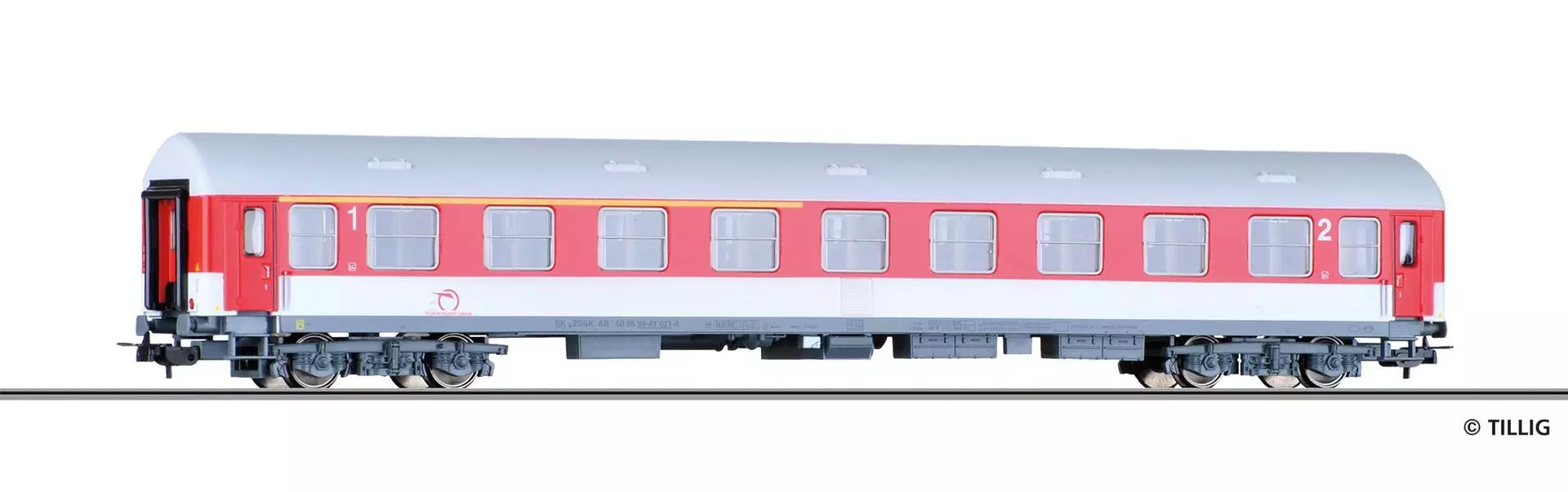 Tillig 74983 - Personenwagen ZSSK Ep.VI 1/2.Kl. Typ Y/B70 H0/GL