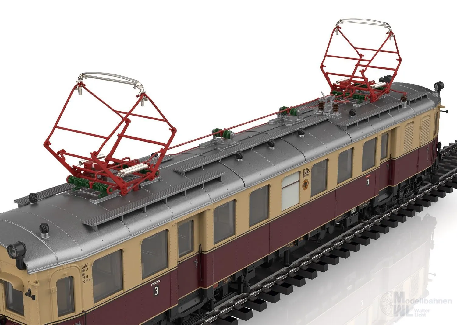 Märklin 39852 - MHI Triebwagen elT 1126 DRG Ep.II 2.tlg. H0/WS Sound