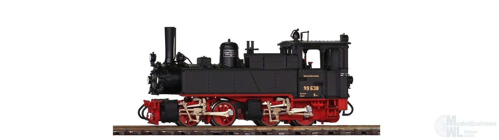 Bemo 1004828 - Dampflok DRG 99 638 Ep.II Fertigmodell H0e