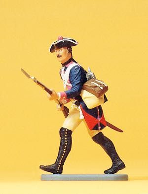 Preiser 54135 - Musketier stürmend 1:25 Preiser 54135 - Musketier stürmend 1:25