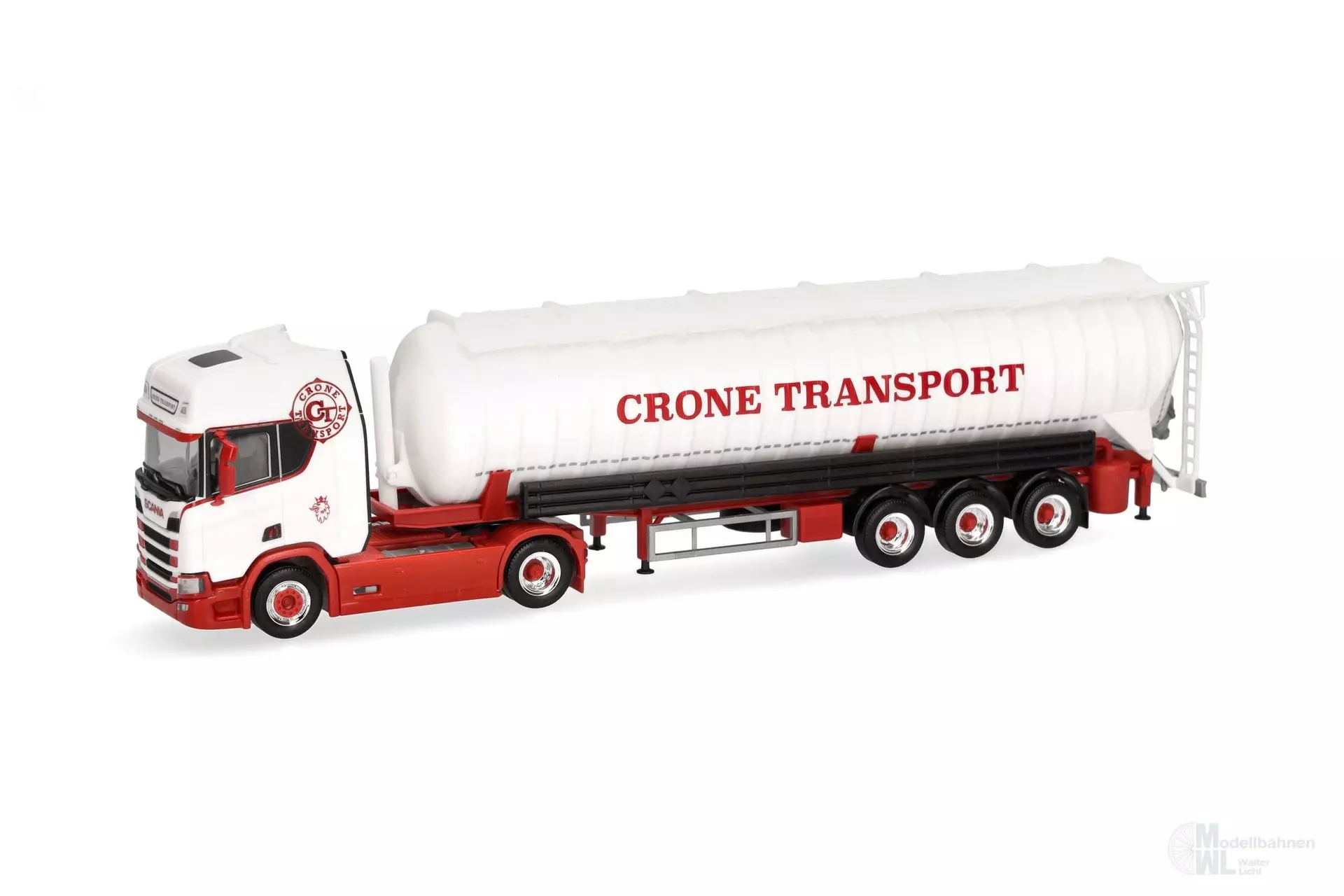Herpa 319904 - Scania CR 20 HD Saugsilo-Sattelzug Crone H0 1:87