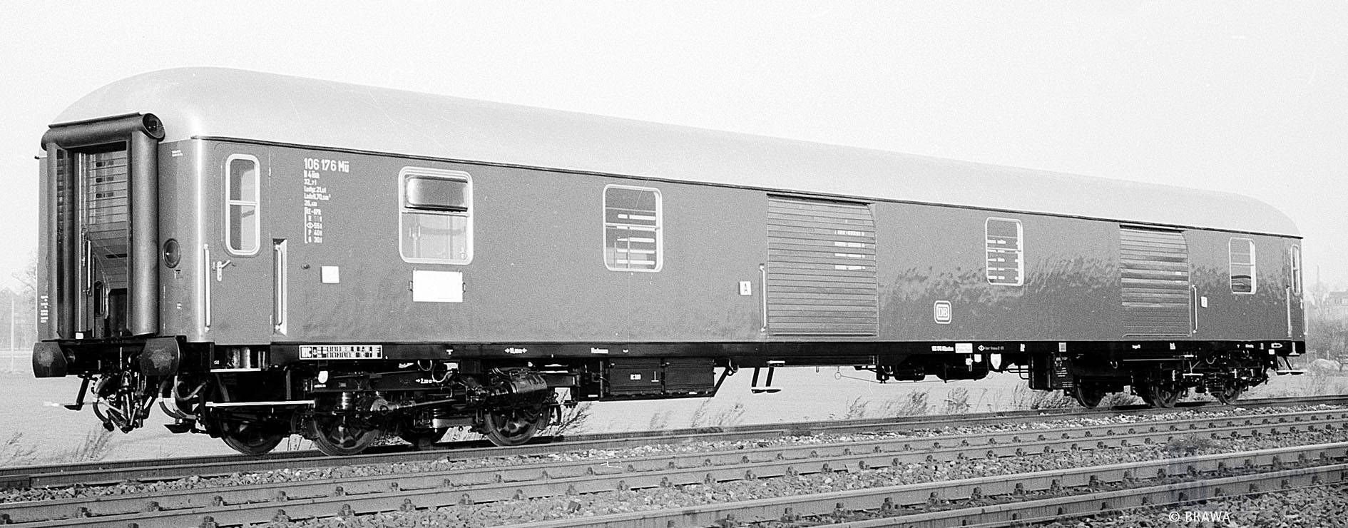 Brawa 58141 - Gepäckwagen DB Ep.IV Dms902 H0/WS Basic+ LED Brawa 58141 - Gepäckwagen DB Ep.IV Dms902 H0/WS Basic+ LED