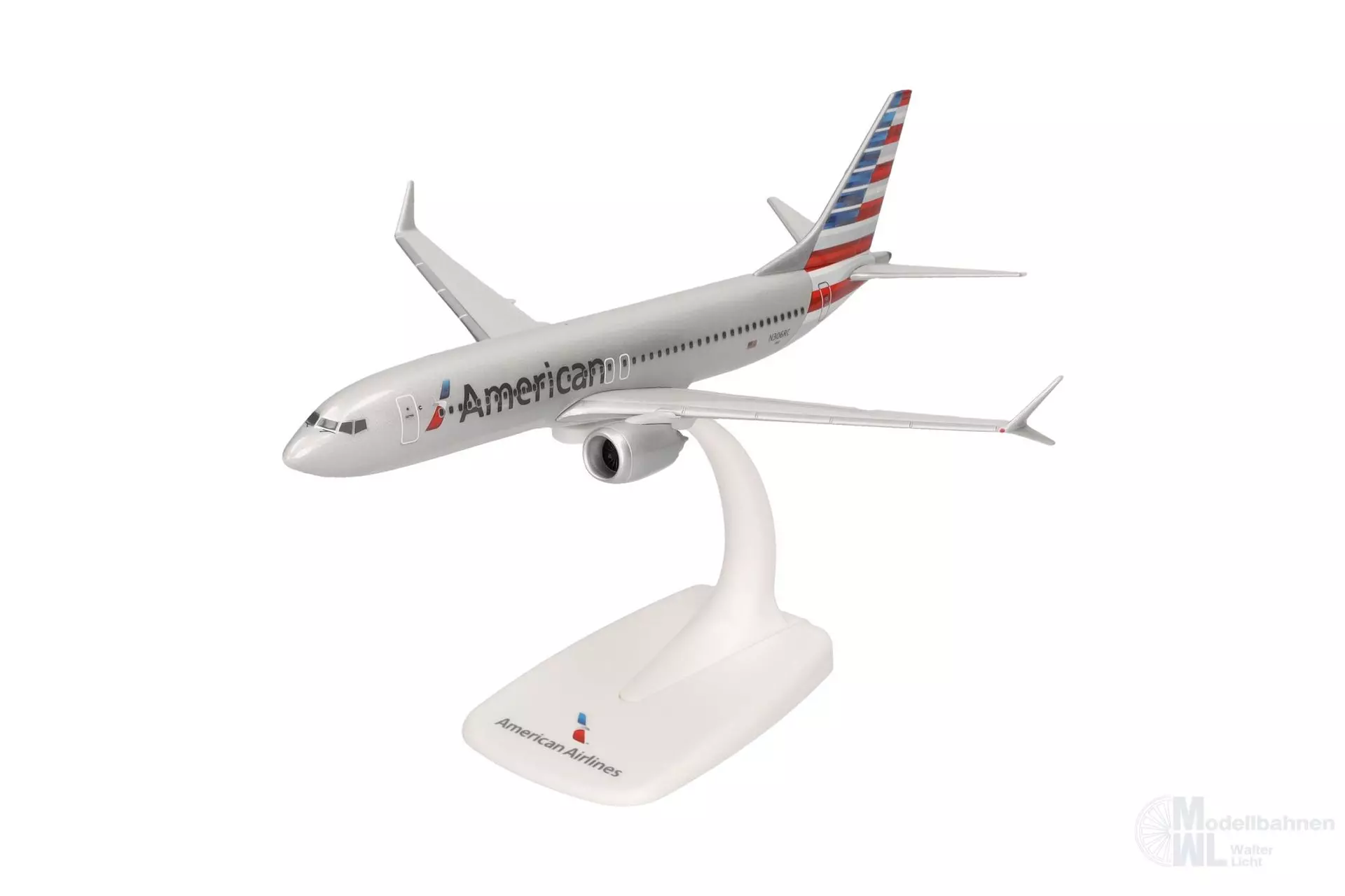 Herpa 614580 - Boeing 737 Max 8 American Airlines H0 1:200