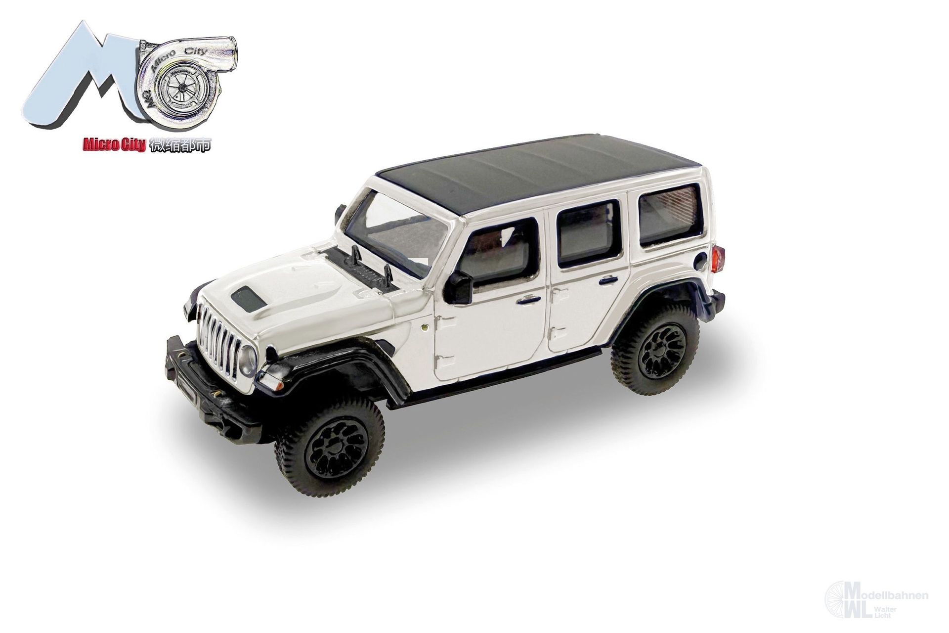 Herpa 87MC000012 - Jeep Wrangler weiß (ab 2017) H0 1:87