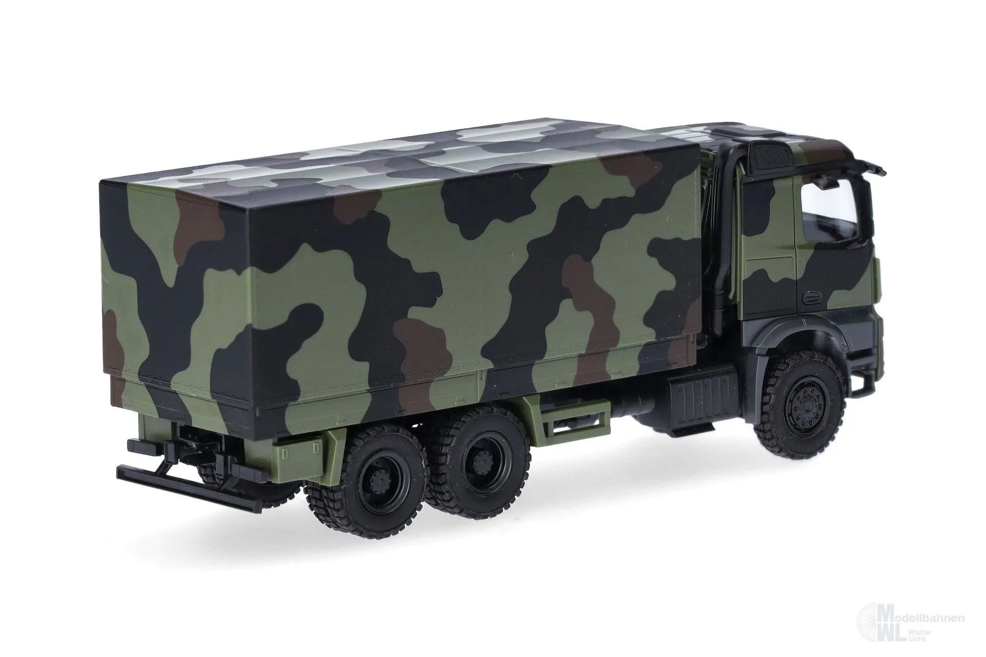 Herpa 746991-002 - Mercedess-Benz Arocs 6x6 Pritsche/Plane Bundeswehr H0 1:87