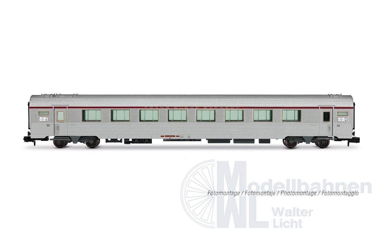 Arnold 4503 - Personenwagen SNCF Ep.IV TEE Mistral A8tu N 1:160