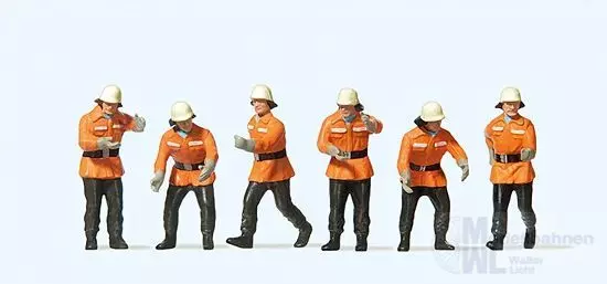 Preiser 10242 - Feuerwehrmänner im Einsatz H0 1:87