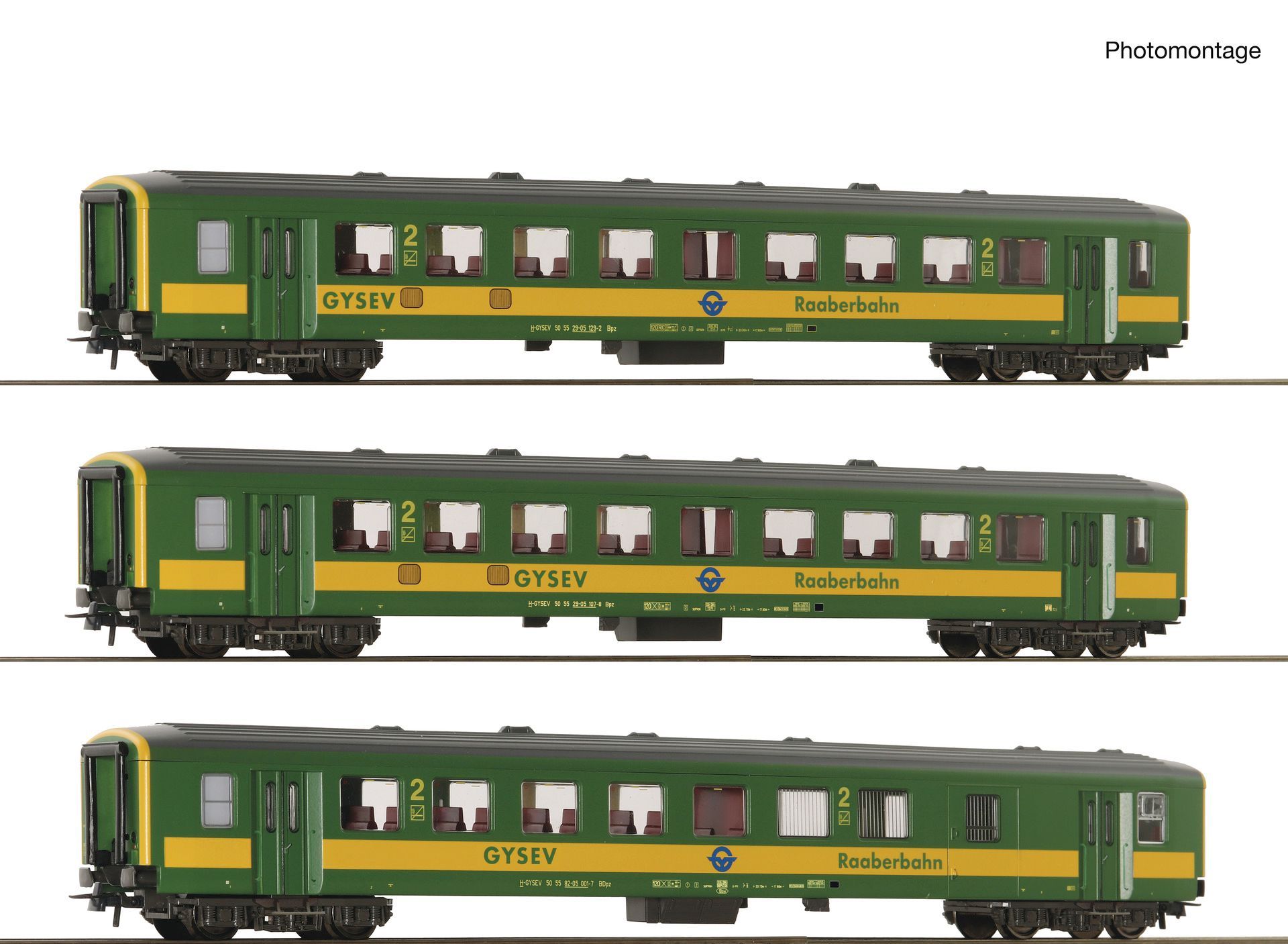 Roco 6200086 - 3er Set Schlierenwagen Gysev