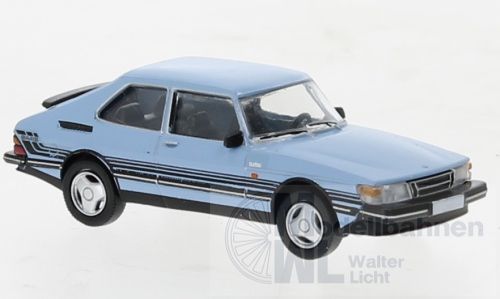 PCX-Models 870650 - Saab 900 Turbo 1986 hellblau / Dekor H0 1:87 PCX-Models 870650 - Saab 900 Turbo 1986 hellblau / Dekor H0 1:87
