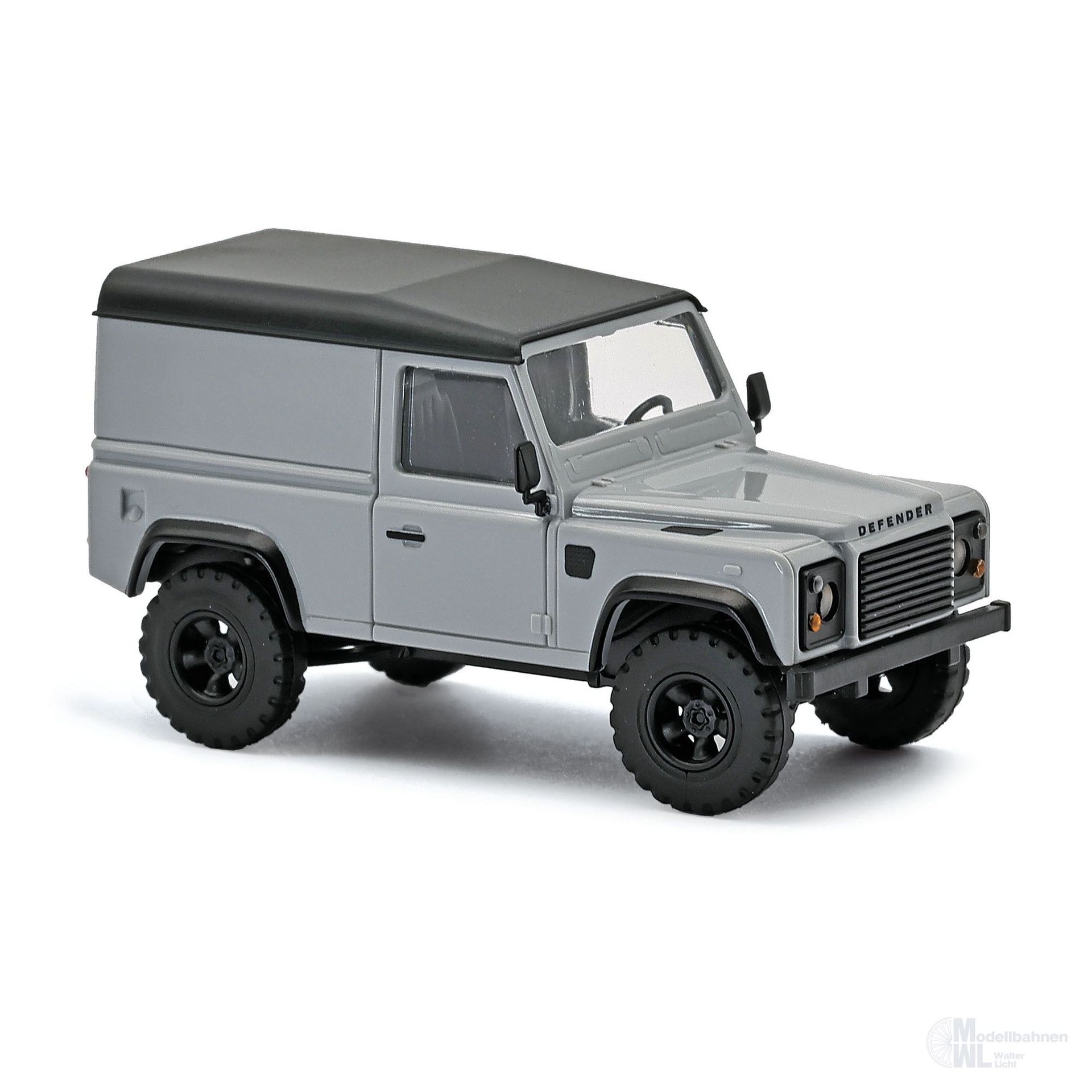 Busch 54356 - Land Rover Defender 90 silber H0 1:87