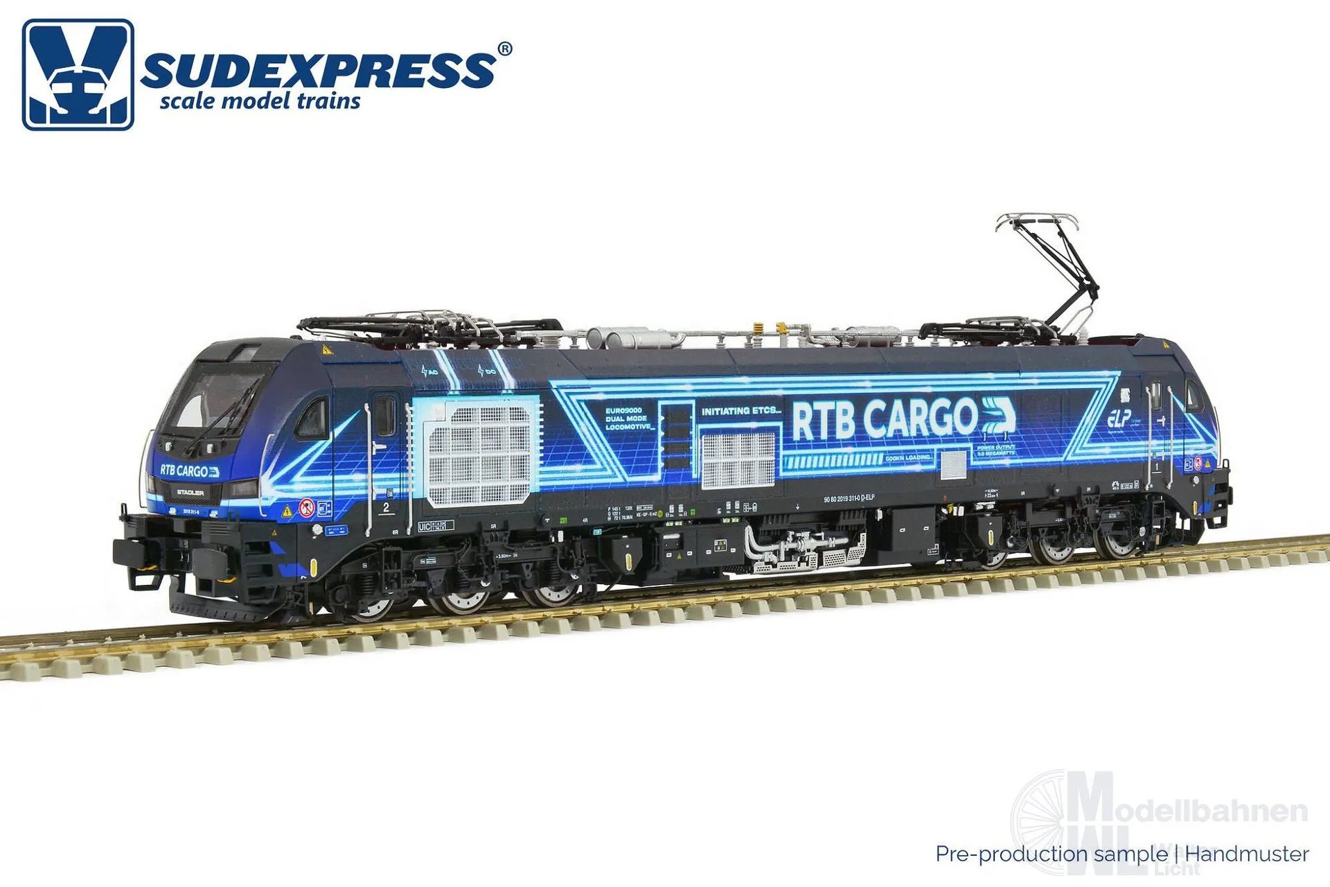 Sudexpress S0193111 - Zweikraftlok BR 2019 311-0 Euro 9000 RTB Cargo Ep.VI H0/GL