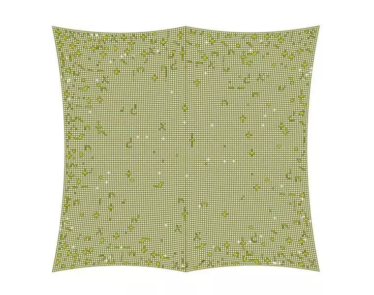 ARTITEC b.v. 1870147 - Tarnnetze Blätter A BAUSATZ H0 1:87