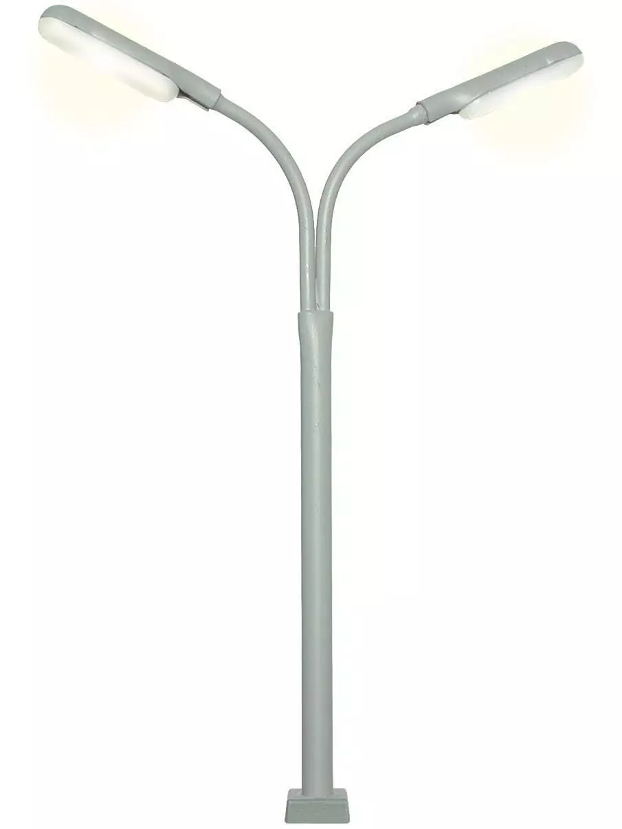 Viessmann 60951 - Peitschenleuchte doppelt 2 LED´s weiß H0 1:87