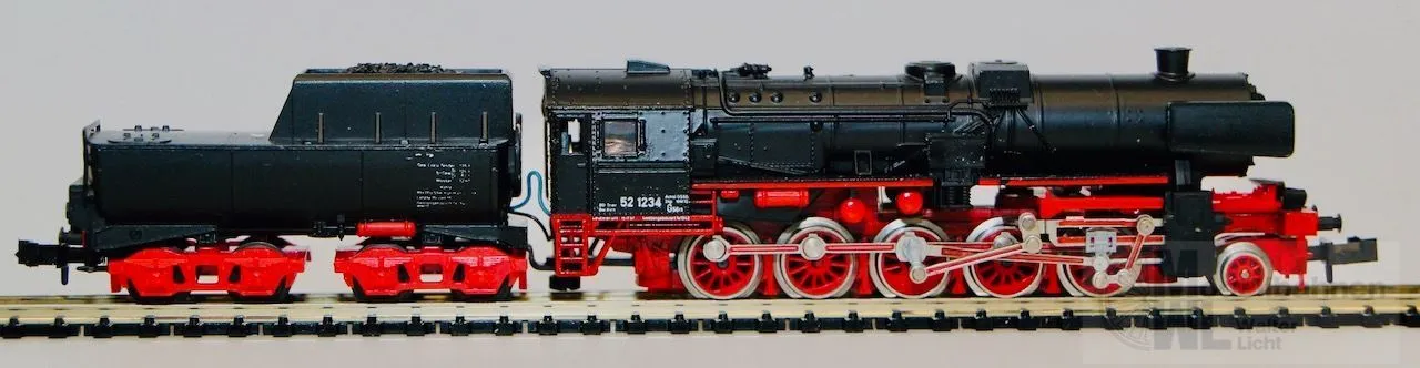 Trix 12051 - MINITRIX - Dampflok BR 52 1234 DRG Ep.III Brit-US Zone N 1:160