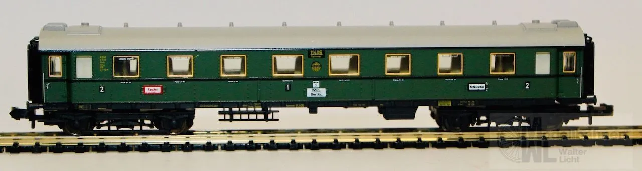 Trix 13170 - MINITRIX - Personenwagen DRG 1/2.Kl AB4ü N 1:160
