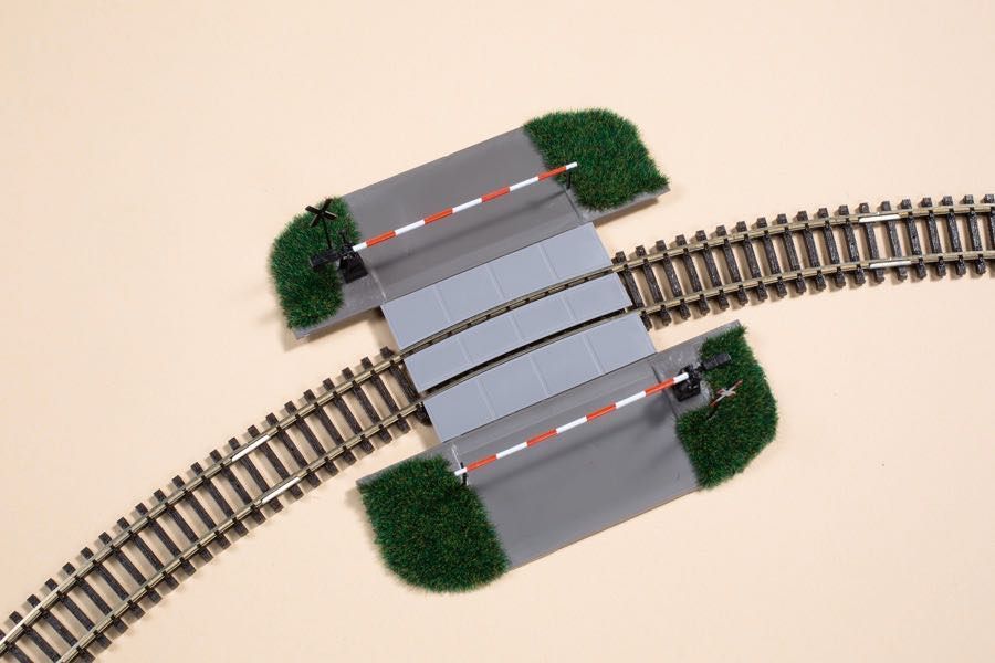 Auhagen 43655 - Beschrankter Bahnübergang TT 1:120